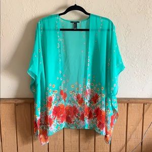 Sheer cardian cover up